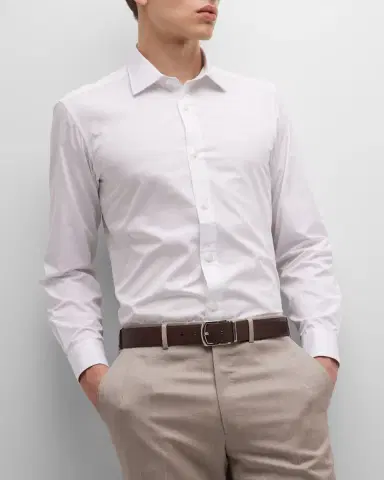 Charvet French-Cuff Dress Shirt | Thumbnail 6