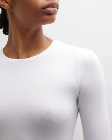 Hanro Soft Touch Long-Sleeve Top | Thumbnail 4