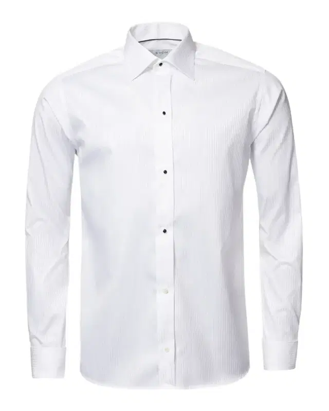 Eton Contemporary-Fit Tonal Satin Striped Formal Shirt
