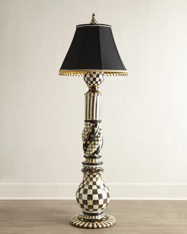 MacKenzie-Childs Courtly Check Floor Lamp