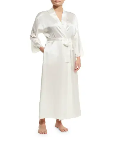 Christine Lingerie Bijoux Long Silk Robe | Thumbnail 3 Christine Lingerie Bijoux Long Silk Robe | Thumbnail 3