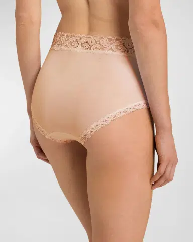 Hanro Moments Lace-Trim Full Brief | Thumbnail 3 Hanro Moments Lace-Trim Full Brief | Thumbnail 3