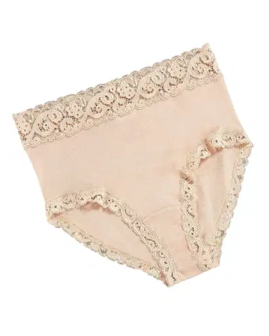 Hanro Moments Lace-Trim Full Brief | Thumbnail 1 Hanro Moments Lace-Trim Full Brief | Thumbnail 1