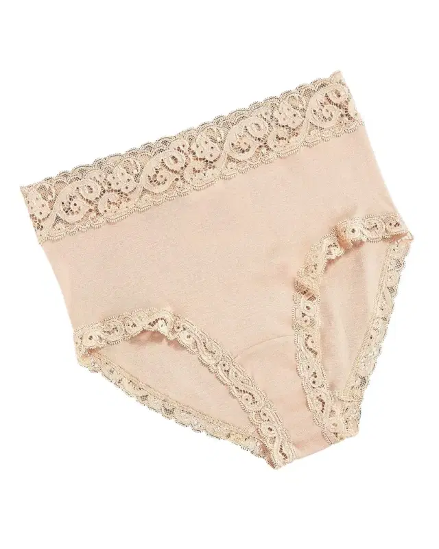 Hanro Moments Lace-Trim Full Brief
