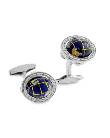Tateossian Blue Lapis Globe Cuff Links | Thumbnail 3 Tateossian Blue Lapis Globe Cuff Links | Thumbnail 3