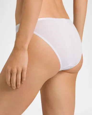 Hanro Seamless High-Cut Cotton Briefs | Thumbnail 3