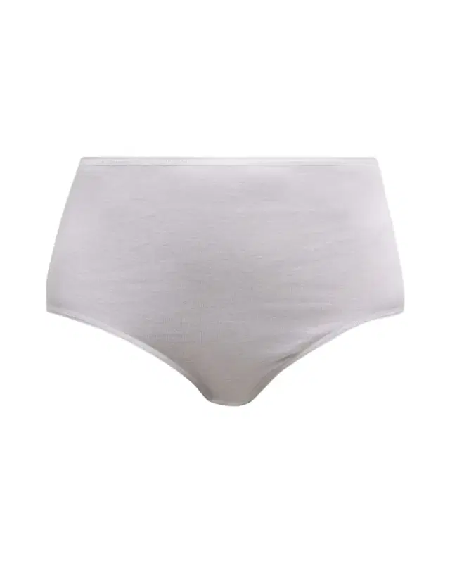 Hanro Cotton Seamless Satin-Trim Briefs