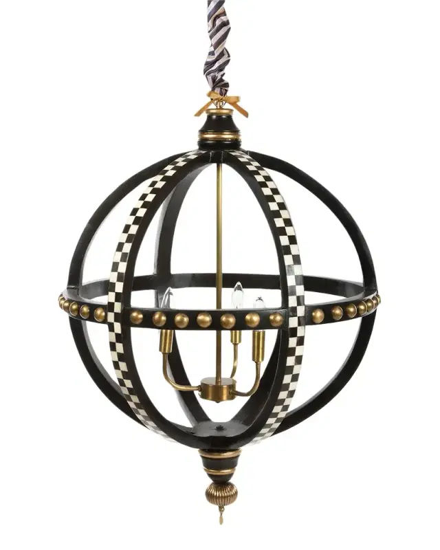 MacKenzie-Childs Globe 3-Light Chandelier