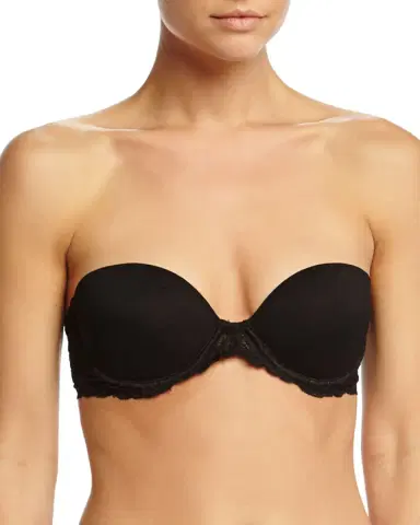 Natori Feathers Strapless Plunge Bra | Thumbnail 1 Natori Feathers Strapless Plunge Bra | Thumbnail 1