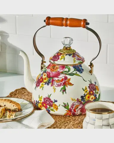 MacKenzie-Childs Flower Market Three-Quart Tea Kettle | Thumbnail 2