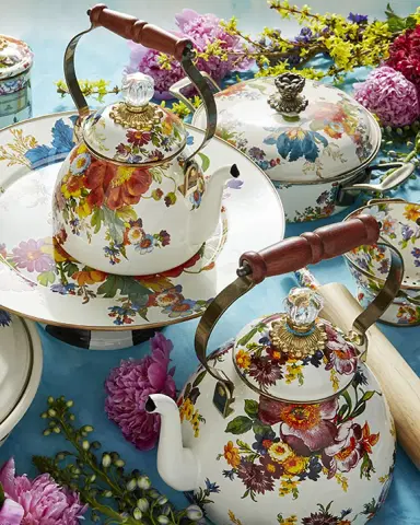 MacKenzie-Childs Flower Market Three-Quart Tea Kettle | Thumbnail 3