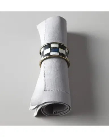 MacKenzie-Childs Four Courtly Check Napkin Rings | Thumbnail 2