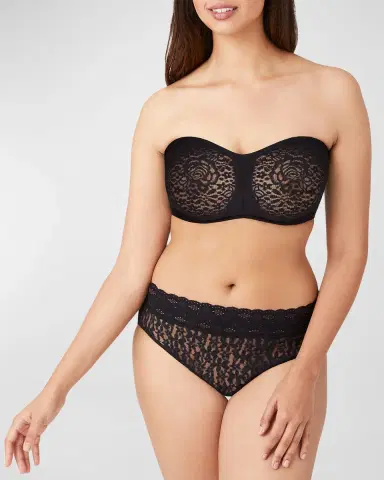 Wacoal Halo Lace Strapless Bra | Thumbnail 3