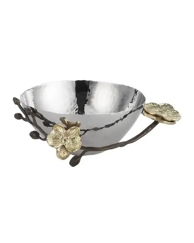 Michael Aram Gold Orchid Nut Bowl