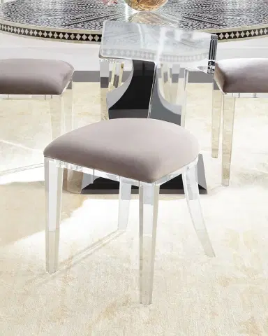 Interlude Home Tristan Acrylic Klismos Chair | Thumbnail 1