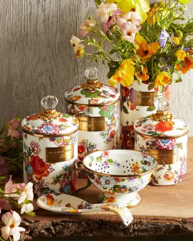 MacKenzie-Childs Small Flower Market Canister | Thumbnail 2
