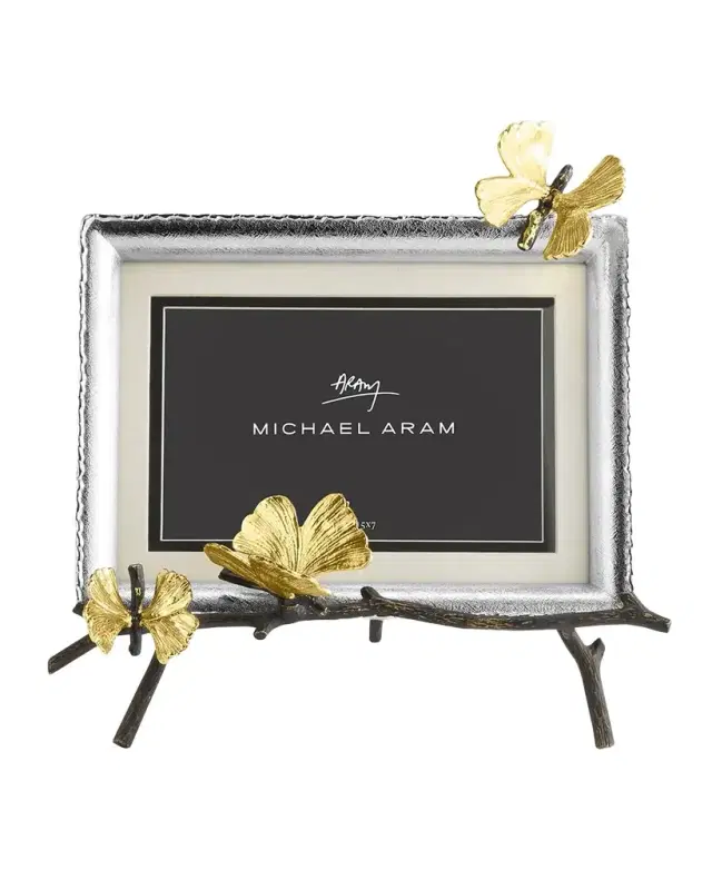 Michael Aram Butterfly Ginkgo Easel Frame