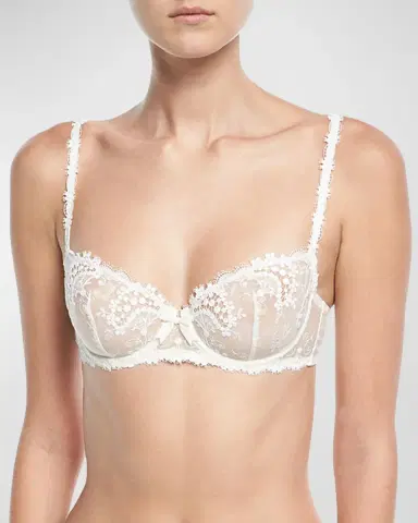 Simone Perele Wish Lace Demi Cup Bra | Thumbnail 2 Simone Perele Wish Lace Demi Cup Bra | Thumbnail 2