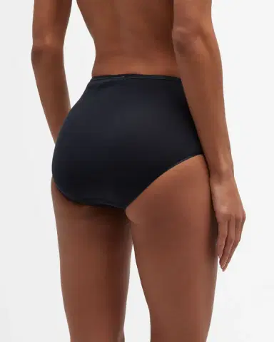 Hanro Cotton Seamless Satin-Trim Briefs | Thumbnail 4 Hanro Cotton Seamless Satin-Trim Briefs | Thumbnail 4