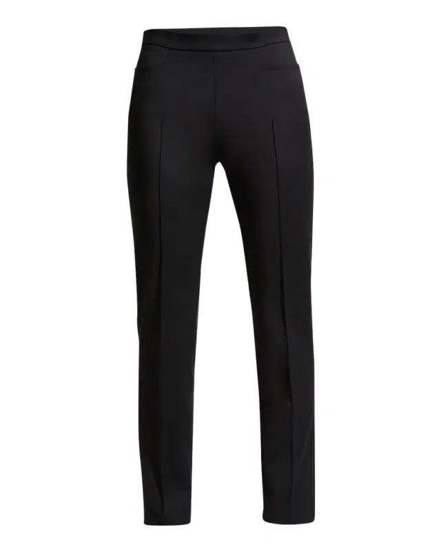 Akris punto Franca Mid-Rise Cropped Pants