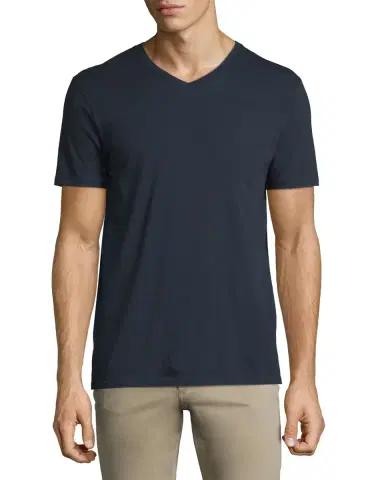 Vince Short-Sleeve V-Neck Jersey T-Shirt | Thumbnail 1 Vince Short-Sleeve V-Neck Jersey T-Shirt | Thumbnail 1