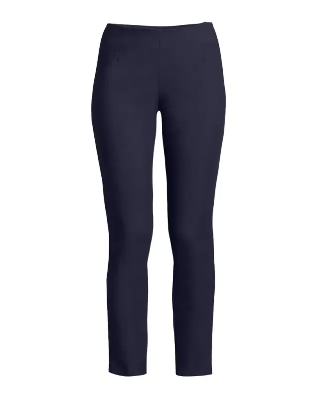 Lela Rose Catherine Slim-Leg Ankle Pants