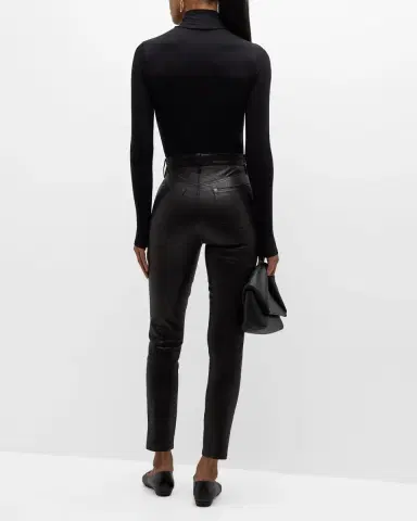MAJESTIC FILATURES Soft Touch Mock Turtleneck Top | Thumbnail 3