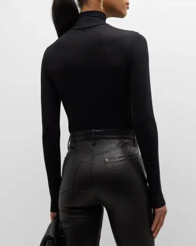 MAJESTIC FILATURES Soft Touch Mock Turtleneck Top | Thumbnail 5