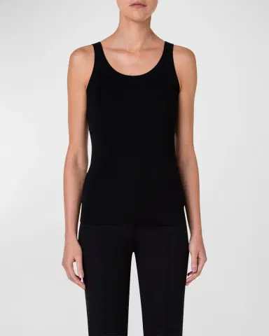 Akris punto Knitted Wool Tank | Thumbnail 2 Akris punto Knitted Wool Tank | Thumbnail 2