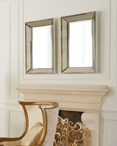 Katherine Noble by BMC Beaded Wall Mirror, 24"W | Thumbnail 2