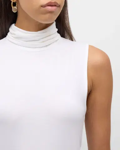 MAJESTIC FILATURES Soft Touch Sleeveless Stretch Turtleneck | Thumbnail 5 MAJESTIC FILATURES Soft Touch Sleeveless Stretch Turtleneck | Thumbnail 5