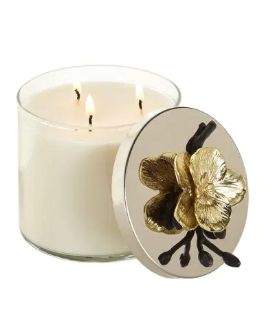 Michael Aram 13. 5 oz. Gold Orchid Candle | Thumbnail 1 Michael Aram 13. 5 oz. Gold Orchid Candle | Thumbnail 1