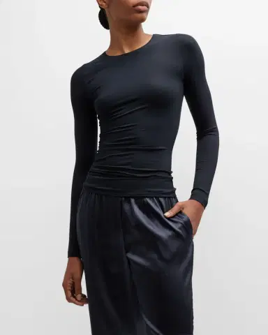 Hanro Soft Touch Long-Sleeve Top | Thumbnail 2