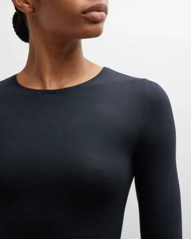 Hanro Soft Touch Long-Sleeve Top | Thumbnail 5