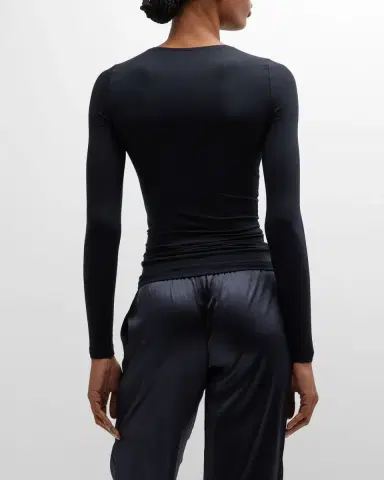 Hanro Soft Touch Long-Sleeve Top | Thumbnail 6