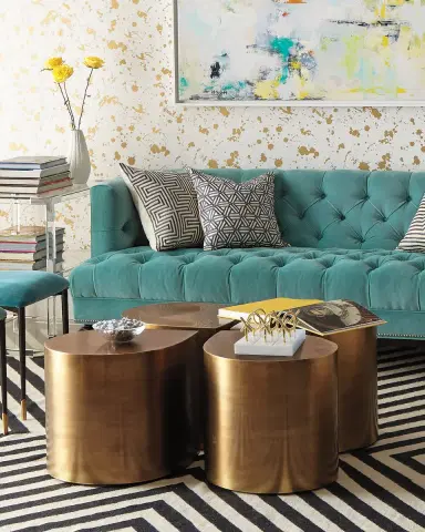 Jonathan Adler Brass Teardrop Table | Thumbnail 1