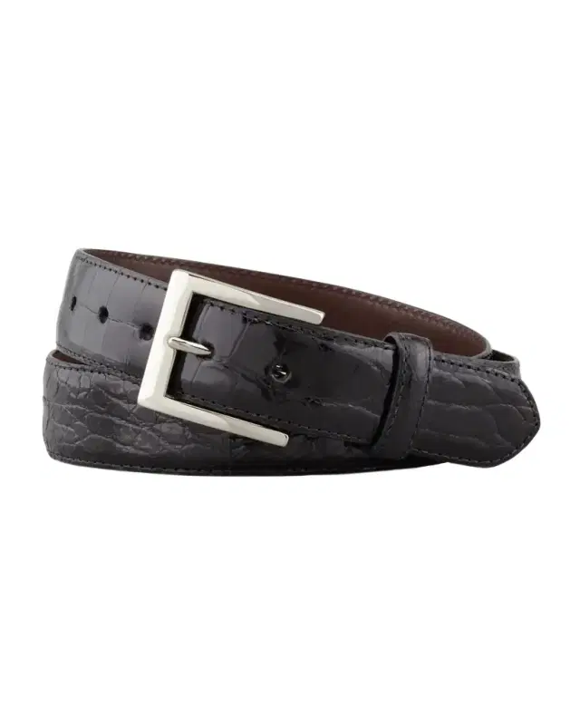 W. Kleinberg Glazed Alligator Belt
