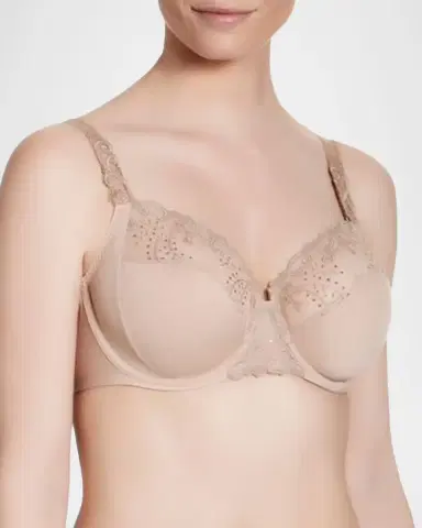 Simone Pérèle Delice Floral-Embroidered Full Cup Bra | Thumbnail 1 Simone Pérèle Delice Floral-Embroidered Full Cup Bra | Thumbnail 1