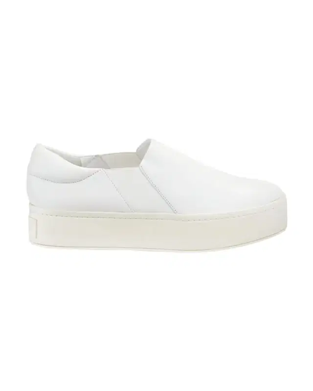 Vince Warren Leather Platform Skate Sneakers