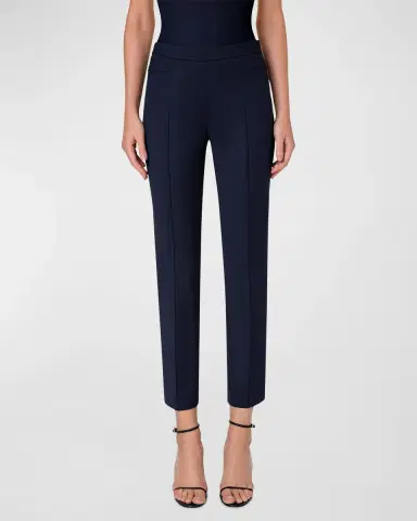 Akris punto Franca Mid-Rise Cropped Pants | Thumbnail 2 Akris punto Franca Mid-Rise Cropped Pants | Thumbnail 2