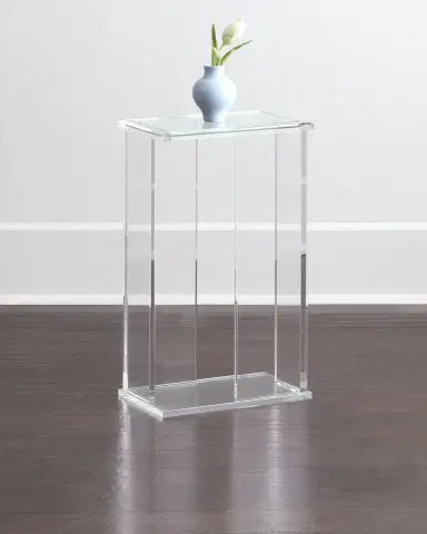 Interlude Home Chase Acrylic End Table | Thumbnail 1