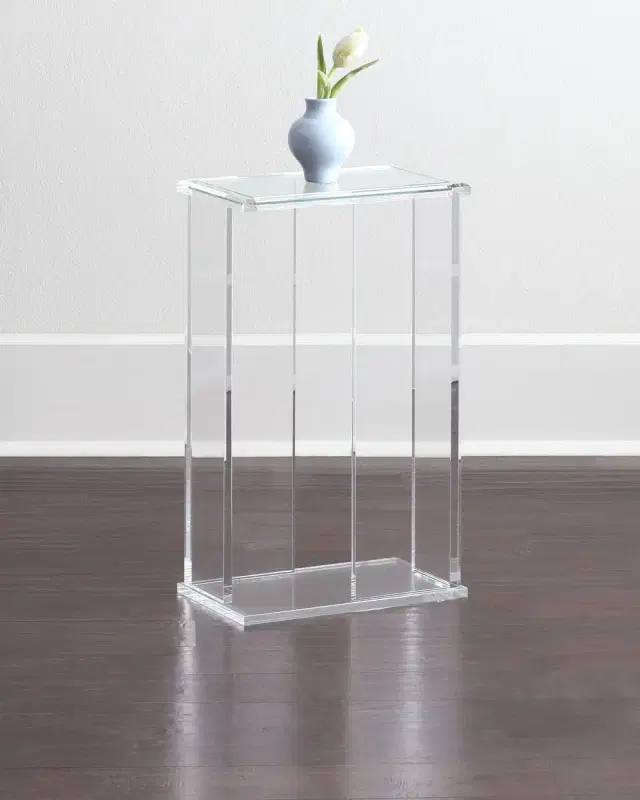 Interlude Home Chase Acrylic End Table
