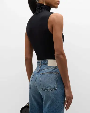 MAJESTIC FILATURES Soft Touch Sleeveless Stretch Turtleneck | Thumbnail 3 MAJESTIC FILATURES Soft Touch Sleeveless Stretch Turtleneck | Thumbnail 3