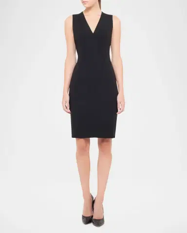 Akris Sleeveless V-Neck Dress | Thumbnail 2 Akris Sleeveless V-Neck Dress | Thumbnail 2