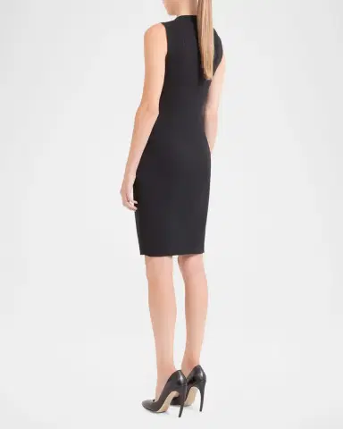 Akris Sleeveless V-Neck Dress | Thumbnail 3 Akris Sleeveless V-Neck Dress | Thumbnail 3