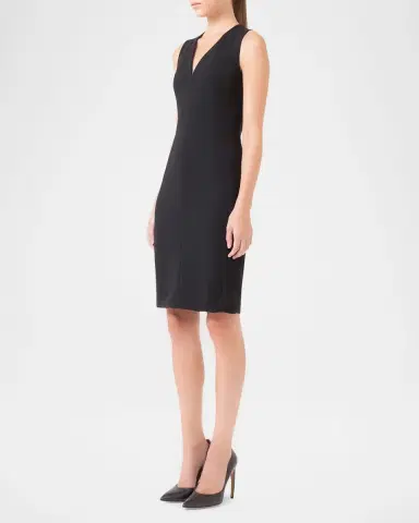 Akris Sleeveless V-Neck Dress | Thumbnail 4 Akris Sleeveless V-Neck Dress | Thumbnail 4