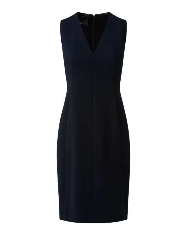 Akris Sleeveless V-Neck Dress