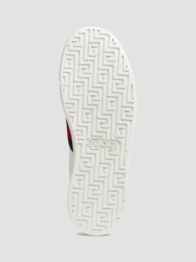 Gucci Women's MAC80 Leather Low-Top Sneakers - Bianco - Size 10.5 | Thumbnail 6