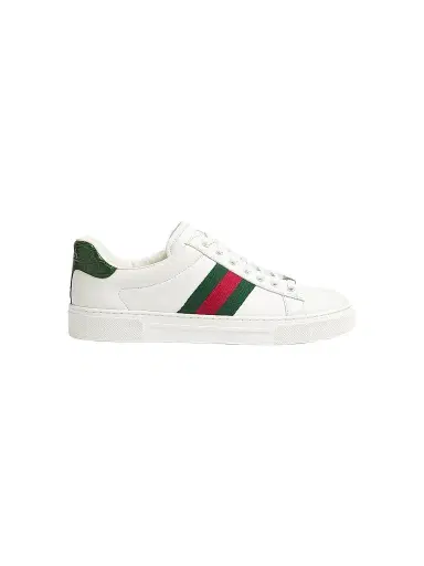 Gucci Women's MAC80 Leather Low-Top Sneakers - Bianco - Size 10.5 | Thumbnail 1