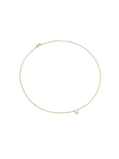 David Yurman Women's Micro Chatelaine Pendant Necklace in 18K Yellow Gold - Pearl | Thumbnail 2 David Yurman Women's Micro Chatelaine Pendant Necklace in 18K Yellow Gold - Pearl | Thumbnail 2